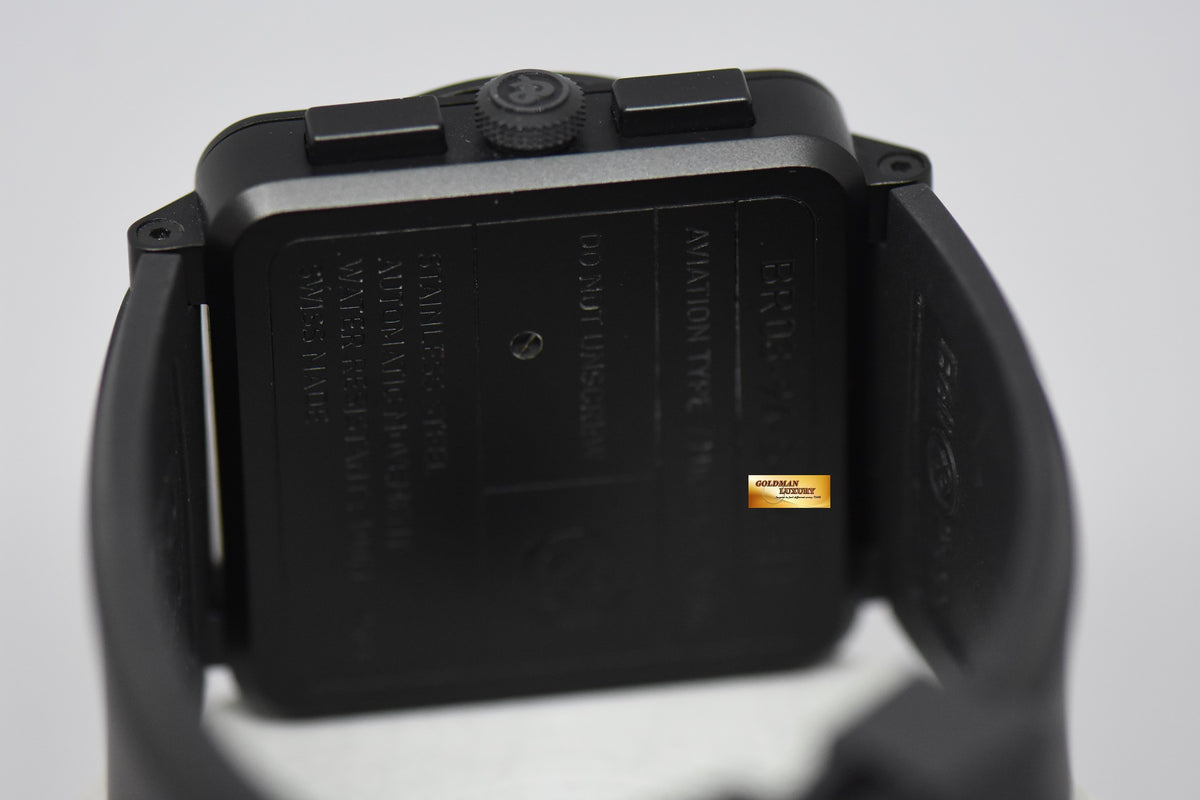 [SOLD] BELL & ROSS AVIATION PVD BLACK 42mm CHRONOGRAPH AUTOMATIC BR03-94 (NEAR MINT)