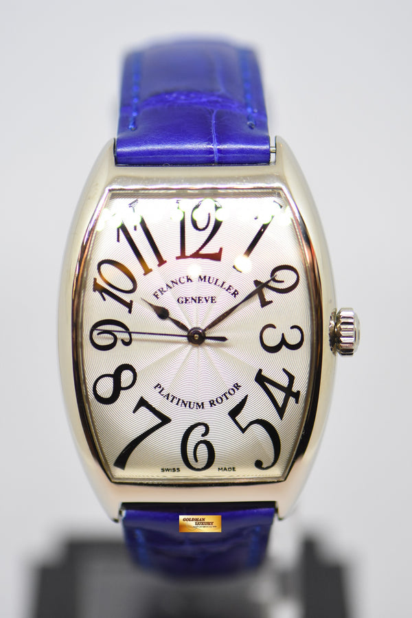 FRANCK MULLER CASABLANCA 18K WHITE GOLD AUTOMATIC ARABIC NUMERAL 6850 SC (MINT)