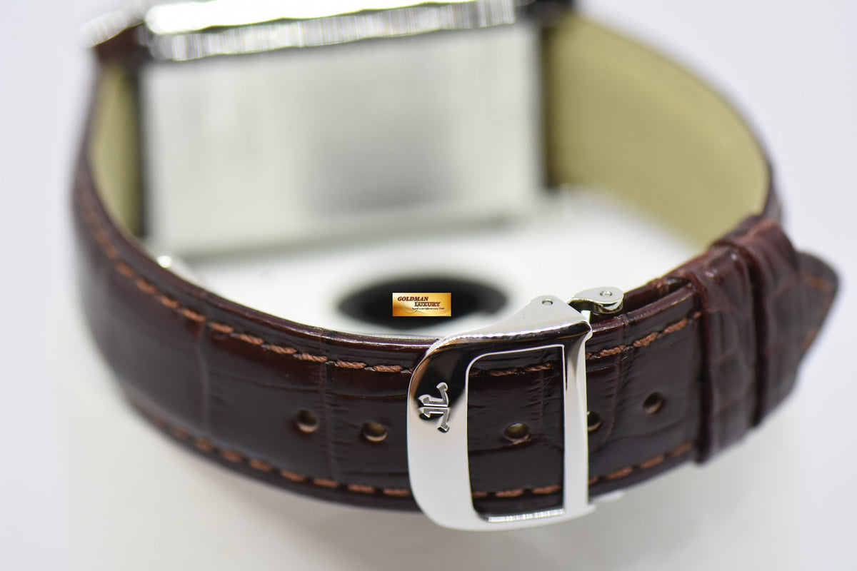 [SOLD] JLC REVERSO GRANDE DATE 8 DAYS POWER RESERVE STAINLESS STEEL MANUAL WINDING 240.8.15 (MINT)