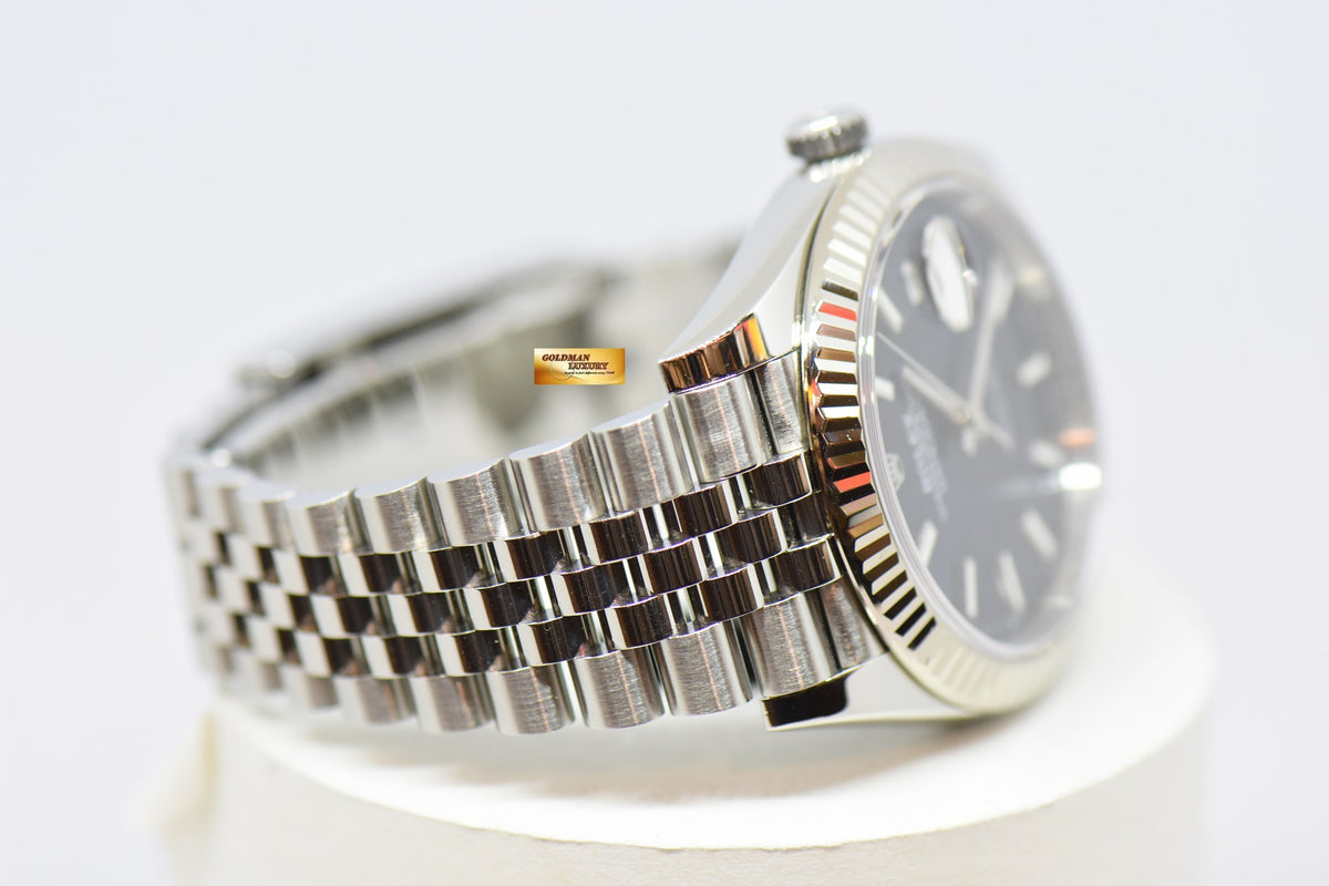 [SOLD] ROLEX OYSTER PERPETUAL DATEJUST 41mm JUBILEE STEEL IN BRACELET BLUE DIAL 126334 (MINT)