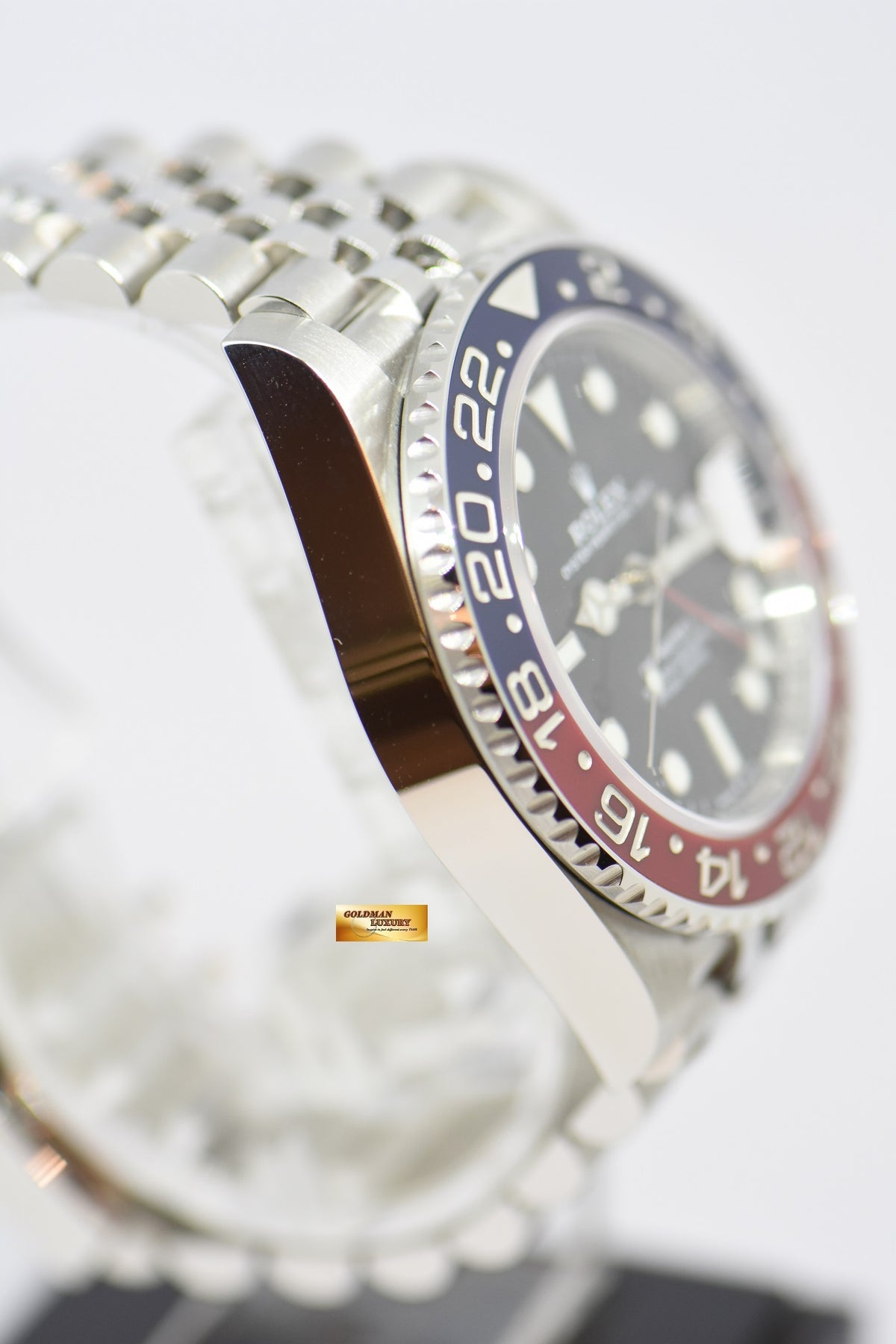 [SOLD] ROLEX OYSTER PERPETUAL GMT-MASTER II PEPSI CERAMIC BEZEL JUBILEE STEEL BRACELET 126710BLRO (LNIB)