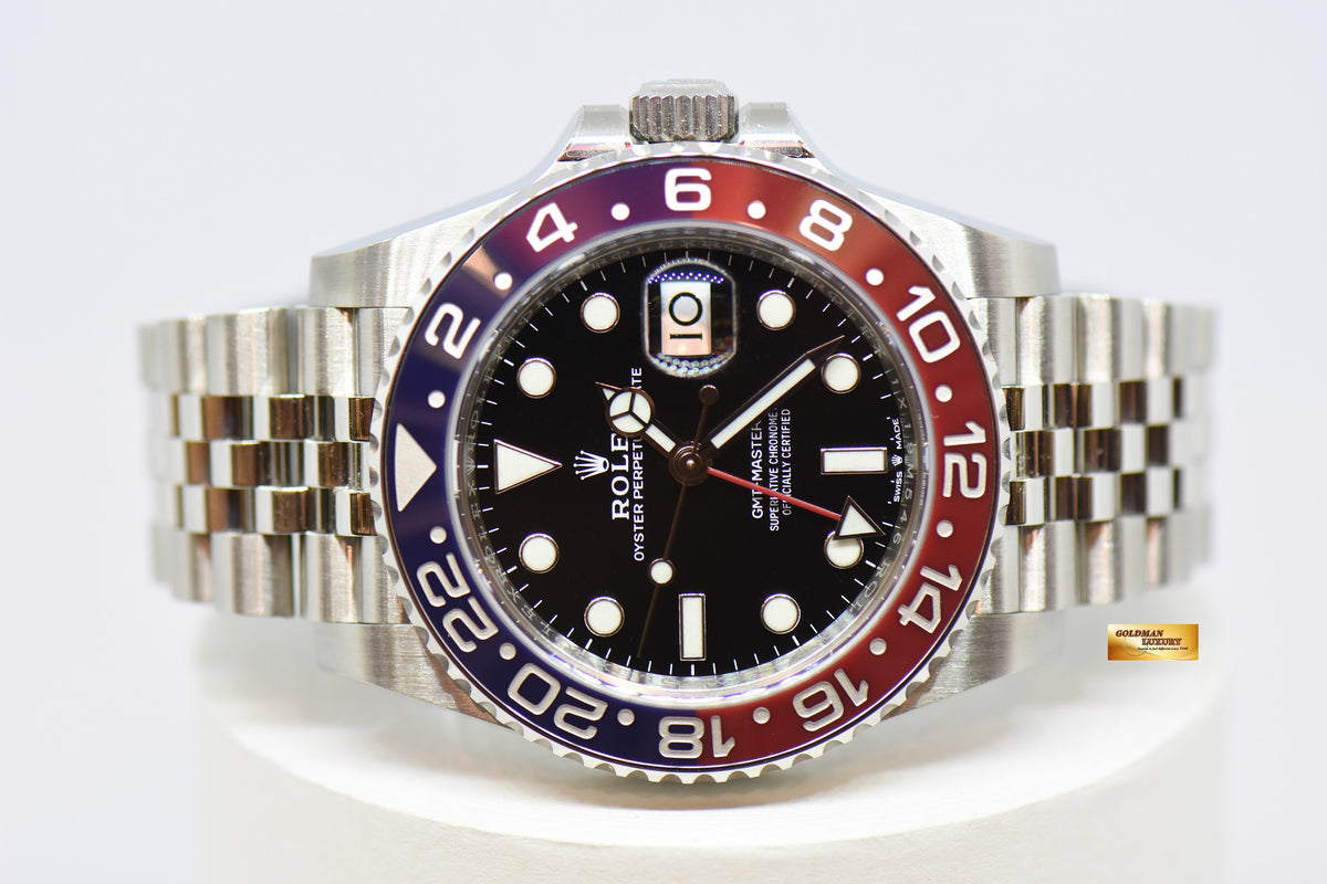 [SOLD] ROLEX OYSTER PERPETUAL GMT-MASTER II PEPSI CERAMIC BEZEL JUBILEE STEEL BRACELET 126710BLRO (LNIB)