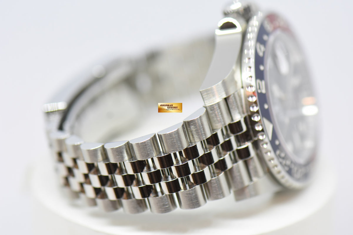 [SOLD] ROLEX OYSTER PERPETUAL GMT-MASTER II PEPSI CERAMIC BEZEL JUBILEE STEEL BRACELET 126710BLRO (LNIB)