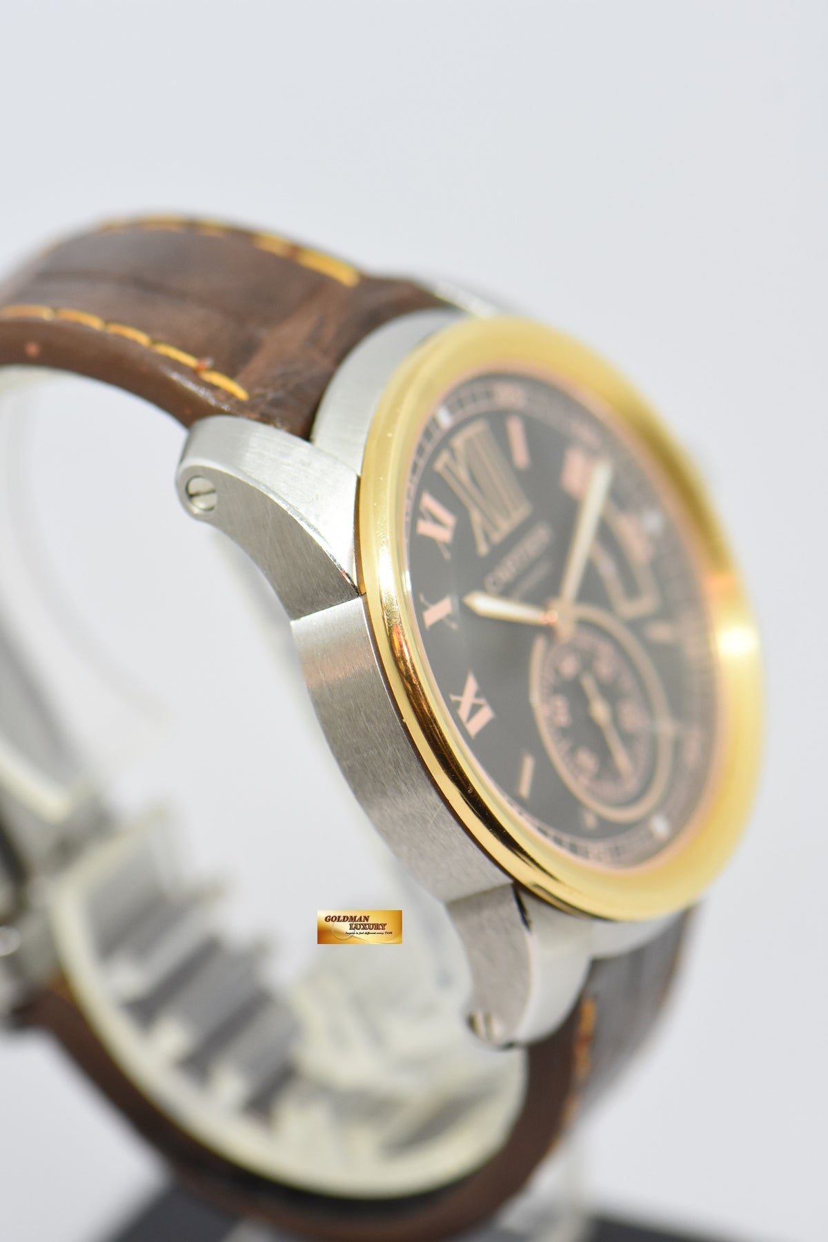 [SOLD] CALIBRE De CARTIER HALF-GOLD 42mm AUTOMATIC W7100051 (MINT)