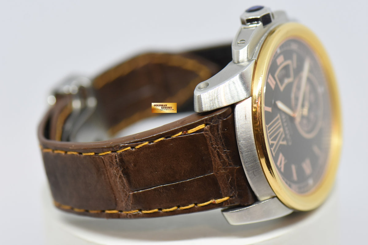 [SOLD] CALIBRE De CARTIER HALF-GOLD 42mm AUTOMATIC W7100051 (MINT)