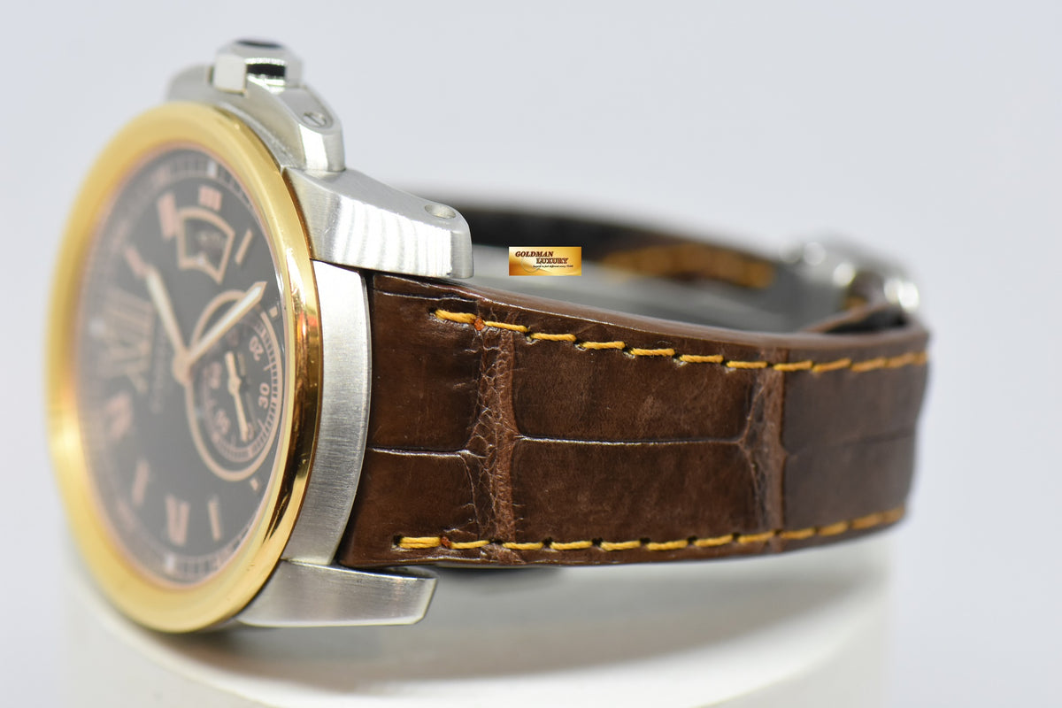 [SOLD] CALIBRE De CARTIER HALF-GOLD 42mm AUTOMATIC W7100051 (MINT)