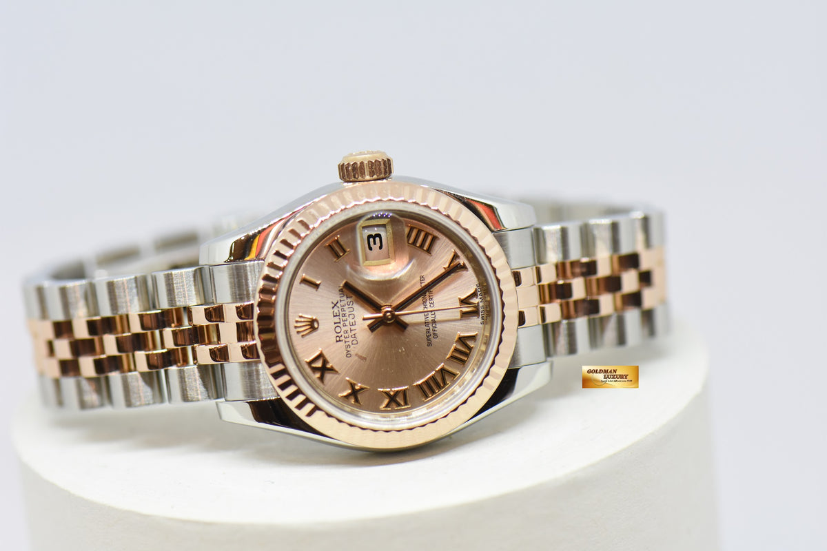 [SOLD] ROLEX OYSTER PERPETUAL DATEJUST 26mm HALF-ROSE GOLD JUBILEE 179171 (NEAR MINT)