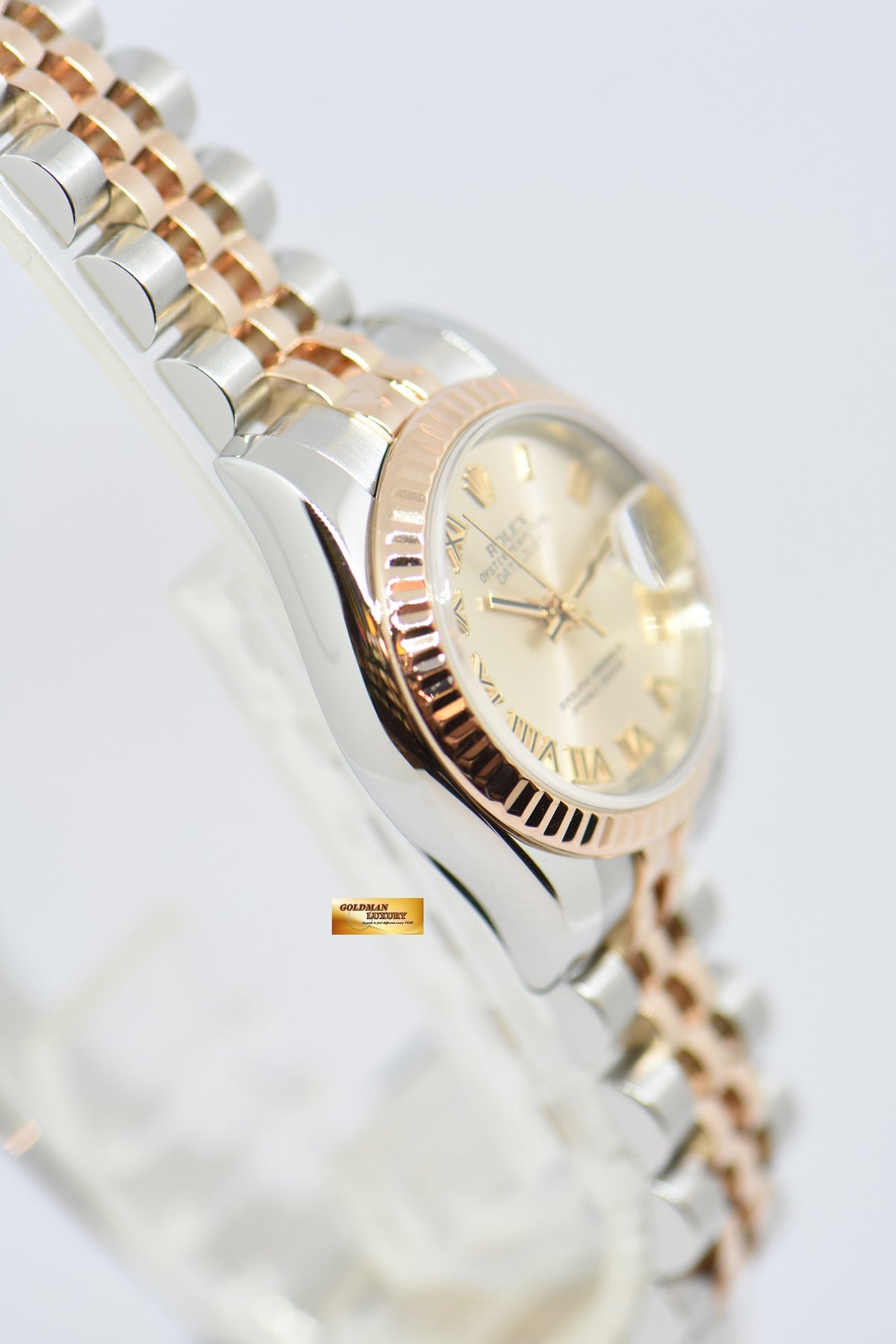 [SOLD] ROLEX OYSTER PERPETUAL DATEJUST 26mm HALF-ROSE GOLD JUBILEE 179171 (NEAR MINT)