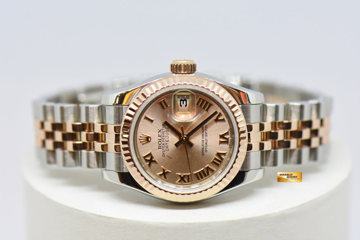 [SOLD] ROLEX OYSTER PERPETUAL DATEJUST 26mm HALF-ROSE GOLD JUBILEE 179171 (NEAR MINT)