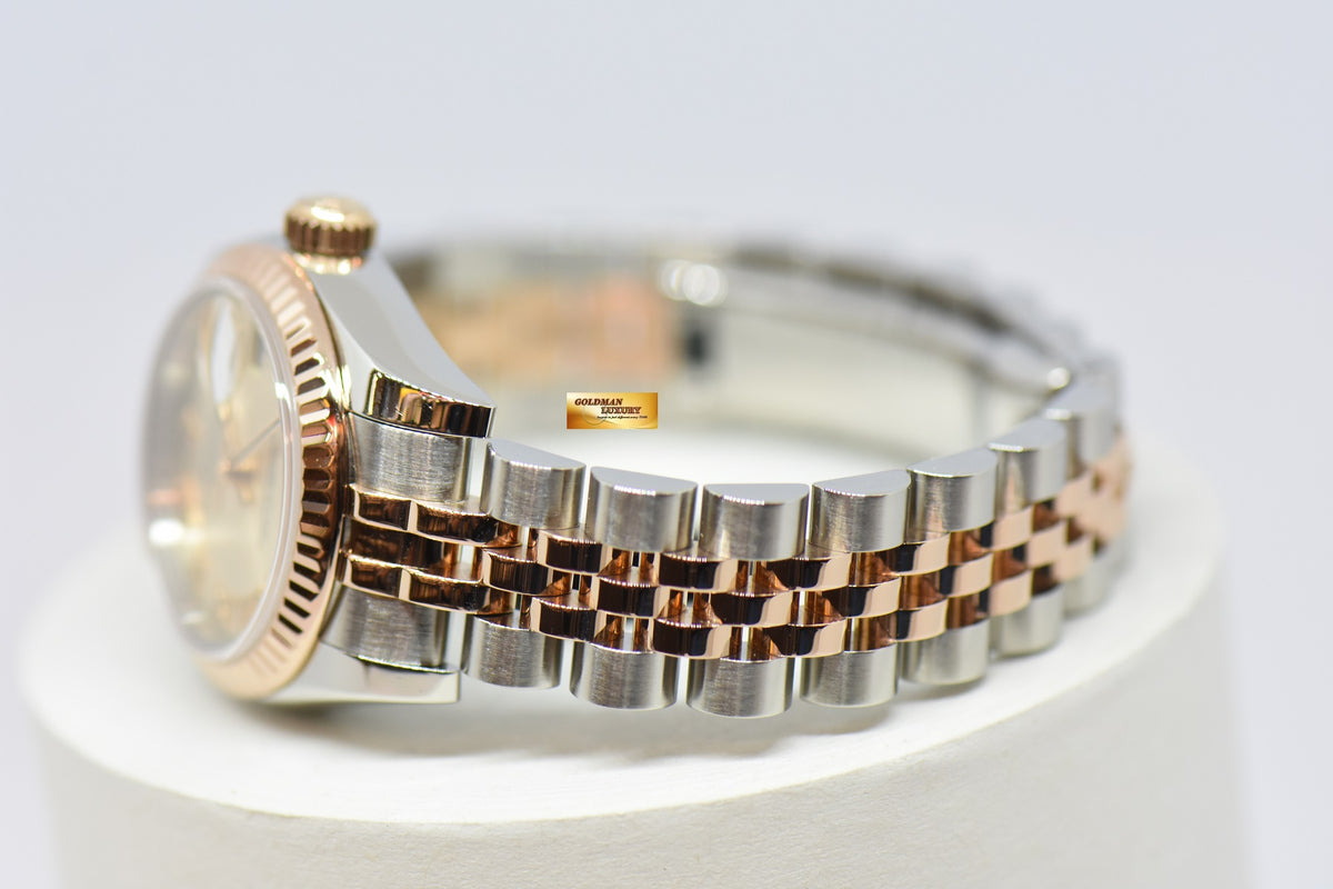 [SOLD] ROLEX OYSTER PERPETUAL DATEJUST 26mm HALF-ROSE GOLD JUBILEE 179171 (NEAR MINT)