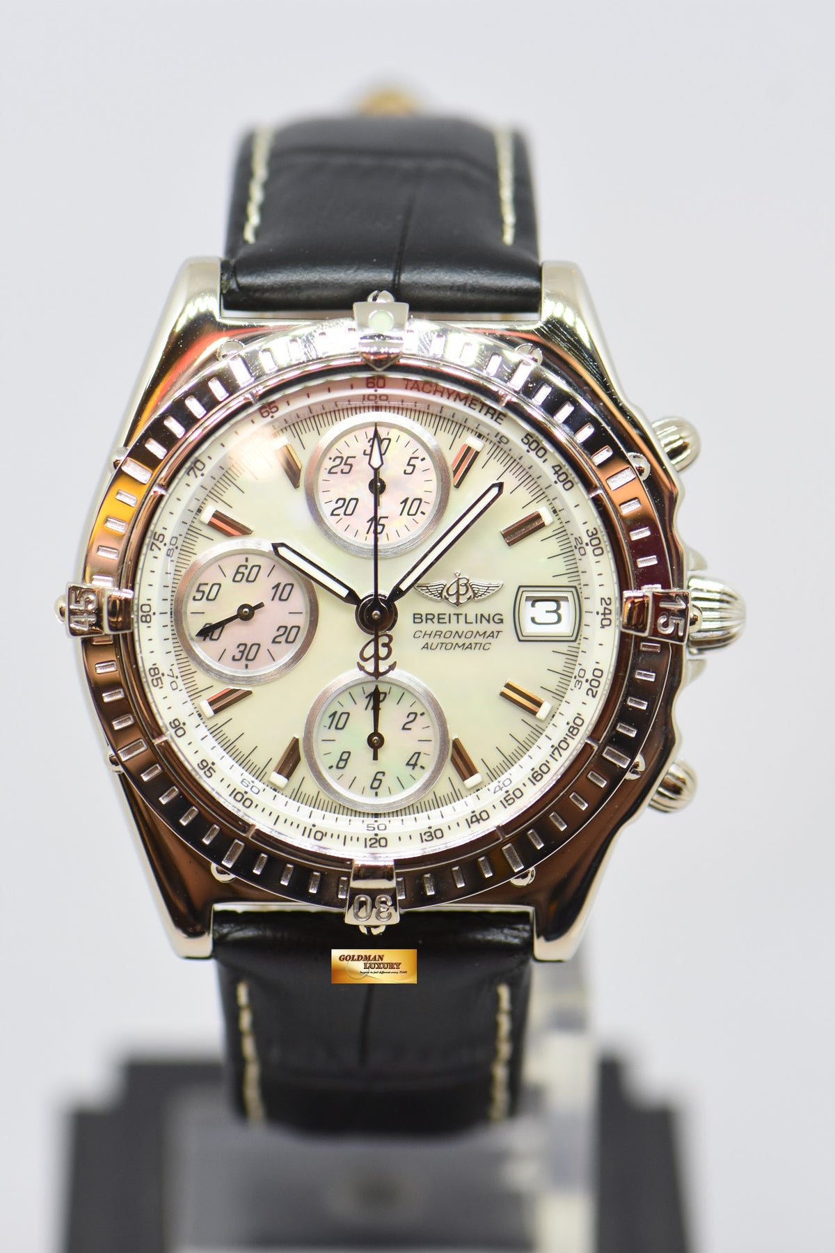 [SOLD] BREITLING CHRONOMAT CHRONOGRAPH 39mm MOP DIAL AUTOMATIC J13050 (MINT)