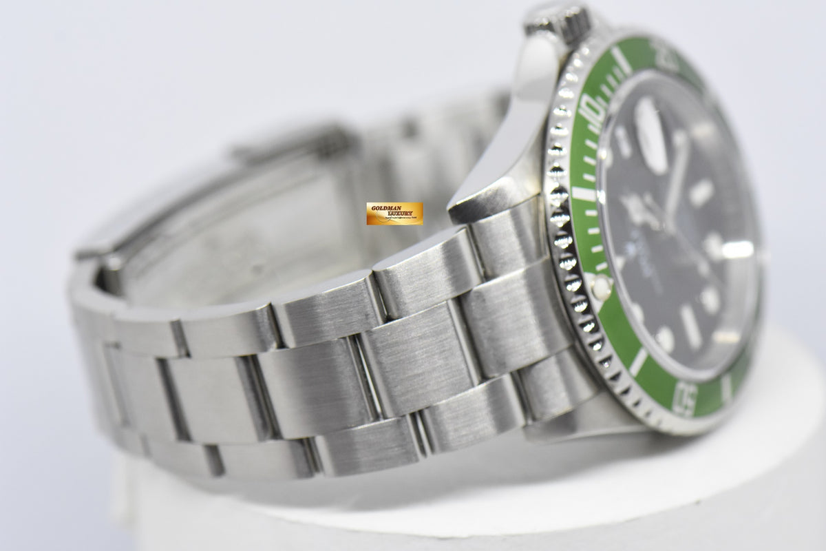 [SOLD] ROLEX OYSTER PERPETUAL SUBMARINER “KERMIT” GREEN BEZEL 16610LV (CHAPTERING) (MINT)