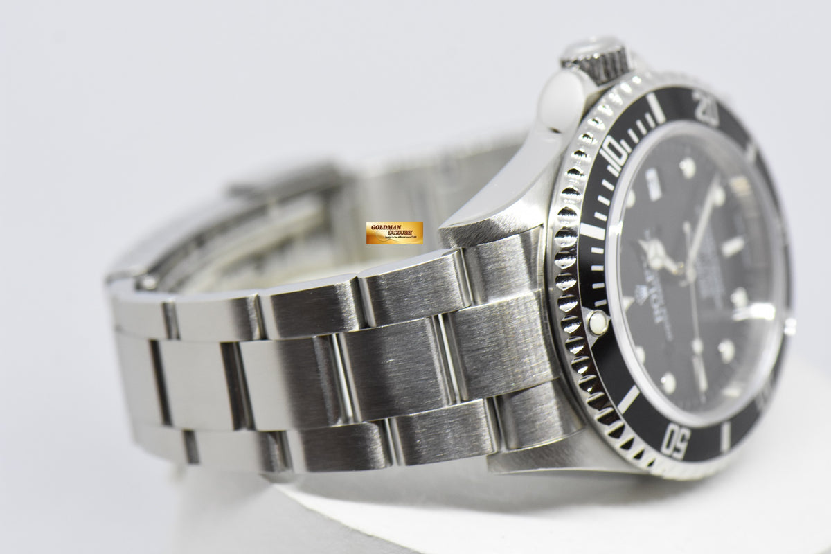 [SOLD] ROLEX OYSTER PERPETUAL SEA-DWELLER STEEL IN BRACELET 40mm BLACK 16600 (NO-PINHOLE) (MINT)