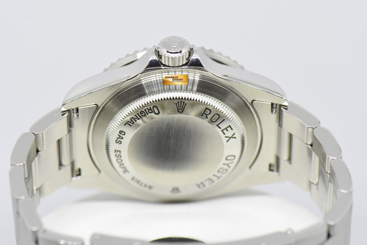 [SOLD] ROLEX OYSTER PERPETUAL SEA-DWELLER STEEL IN BRACELET 40mm BLACK 16600 (NO-PINHOLE) (MINT)