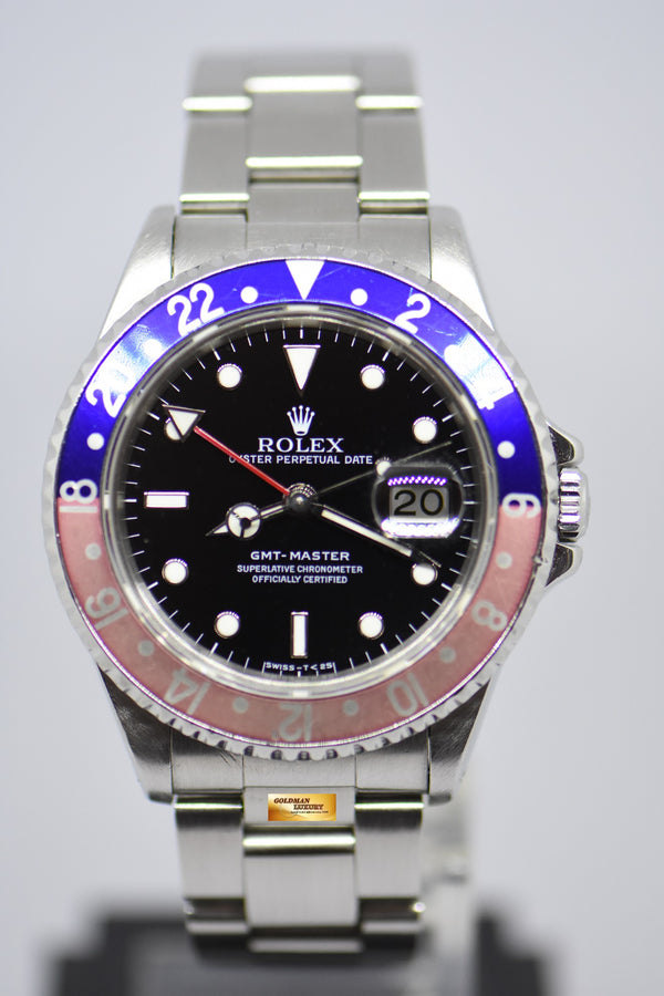 [SOLD] ROLEX OYSTER PERPETUAL GMT-MASTER I 40mm FADED BEZEL BLACK 16700 (NEO-VINTAGE)