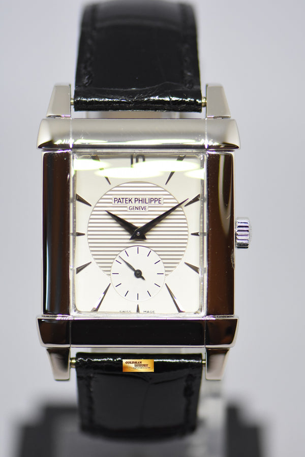 [SOLD] PATEK PHILIPPE GONDOLO 18K WHITE GOLD MEN’S MANUAL WINDING 5111G (NEAR MINT)