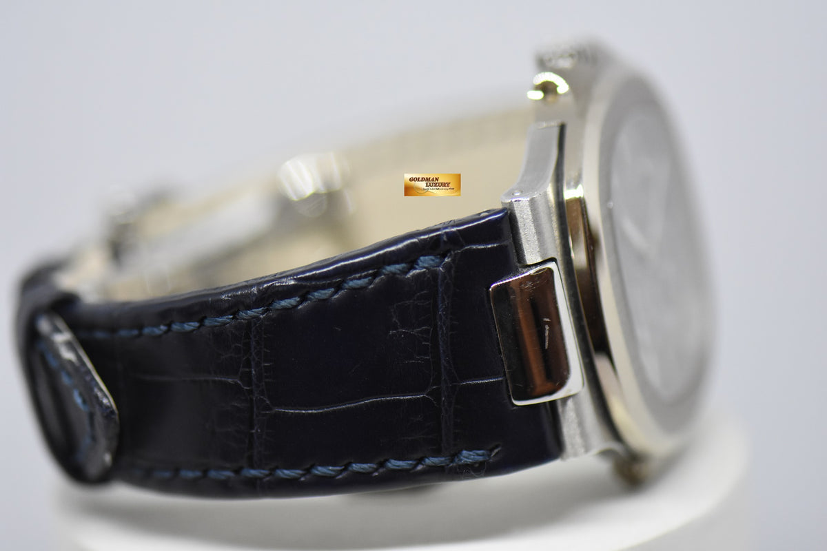 [SOLD] PATEK PHILIPPE NAUTILUS 18K WHITE GOLD IN LEATHER STRAP POWER RESERVE MOONPHASE 5712G (NEAR MINT)