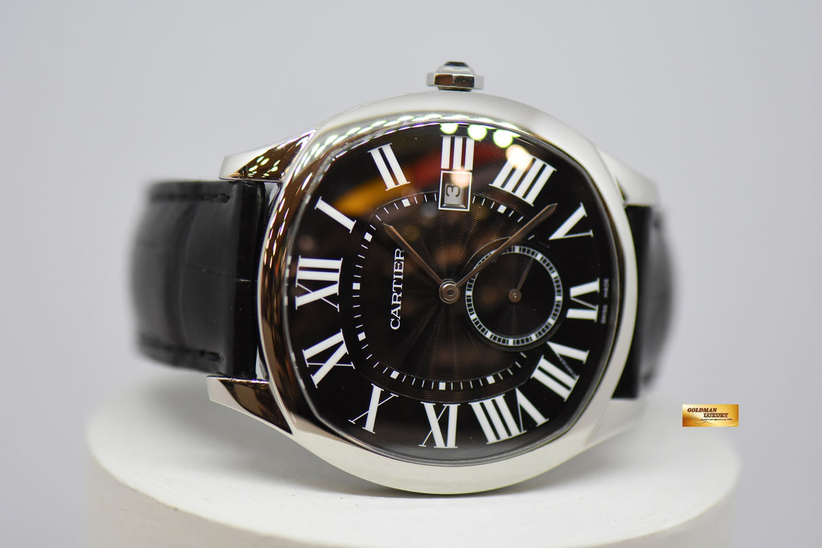 [SOLD] CARTIER DRIVE De CARTIER 42mm MEN’S AUTOMATIC BLACK ROMAN DIAL WSNM0009 (MINT)