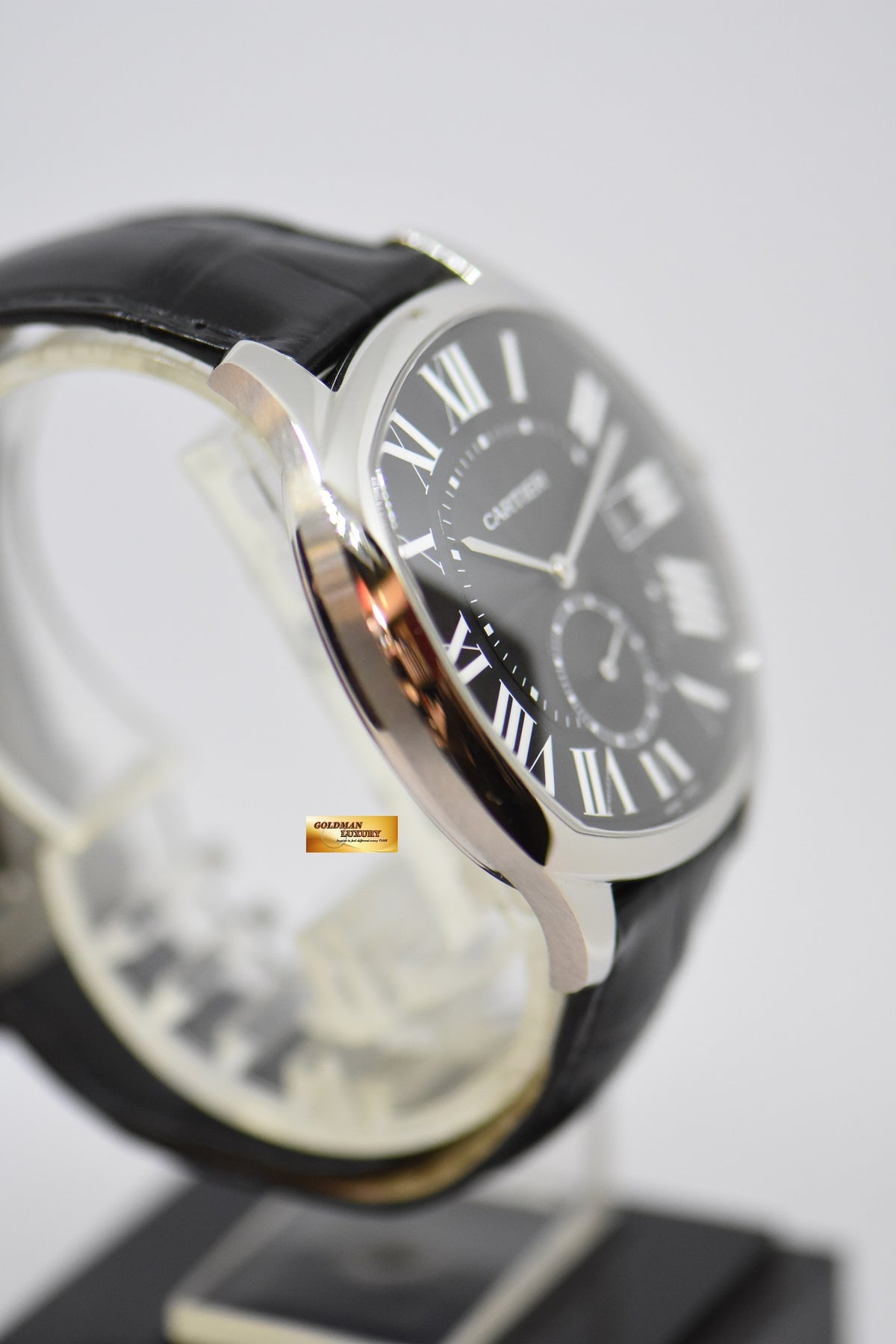 [SOLD] CARTIER DRIVE De CARTIER 42mm MEN’S AUTOMATIC BLACK ROMAN DIAL WSNM0009 (MINT)