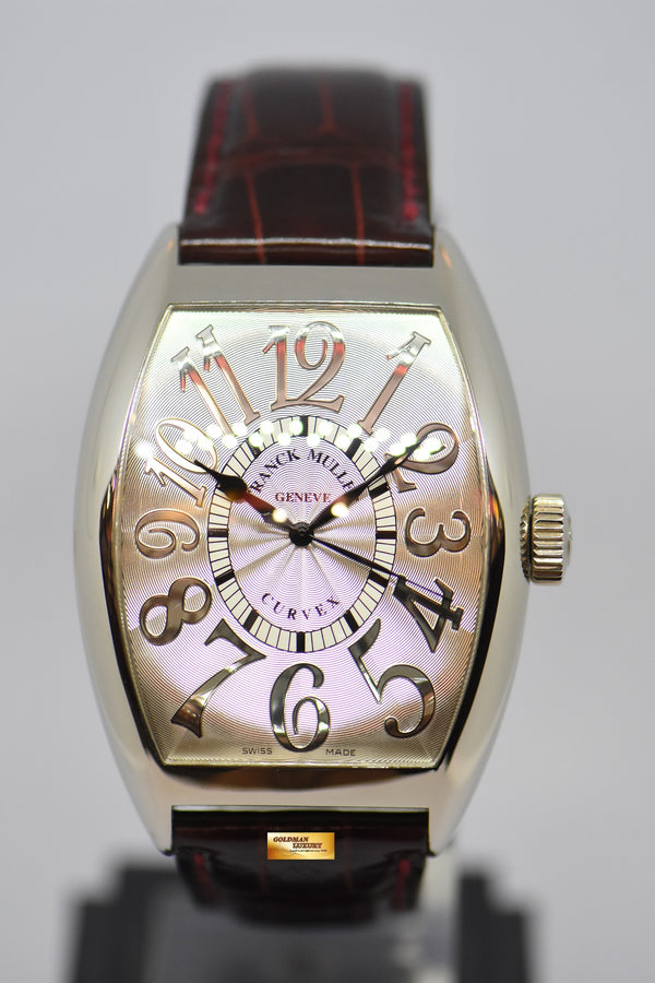 [SOLD] FRANCK MULLER CURVEX 18K WHITE GOLD RELIEF DIAL AUTOMATIC 8880 SC (MINT)