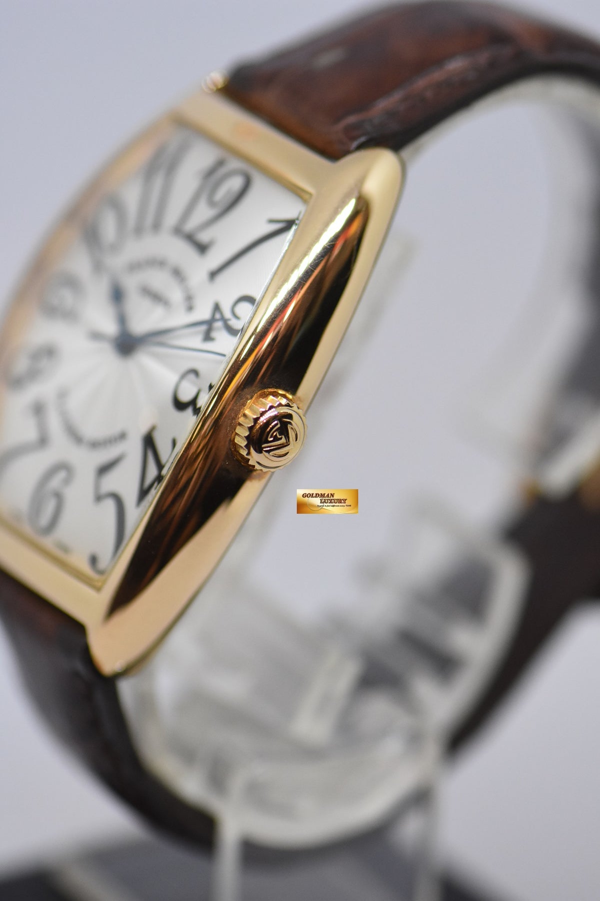 [SOLD] FRANCK MULLER CURVEX 18K ROSE GOLD ARABIC NUMERAL DIAL AUTOMATIC 6850 SC (MINT)