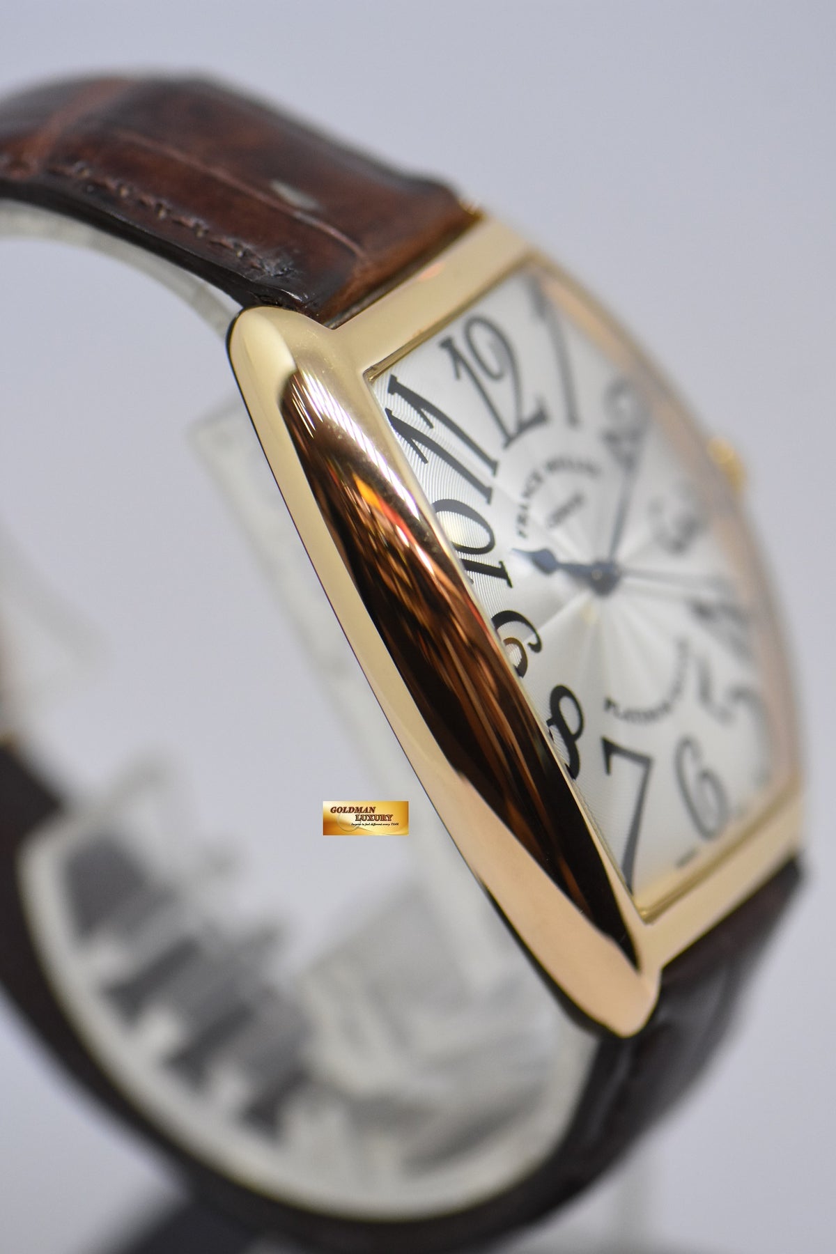 [SOLD] FRANCK MULLER CURVEX 18K ROSE GOLD ARABIC NUMERAL DIAL AUTOMATIC 6850 SC (MINT)