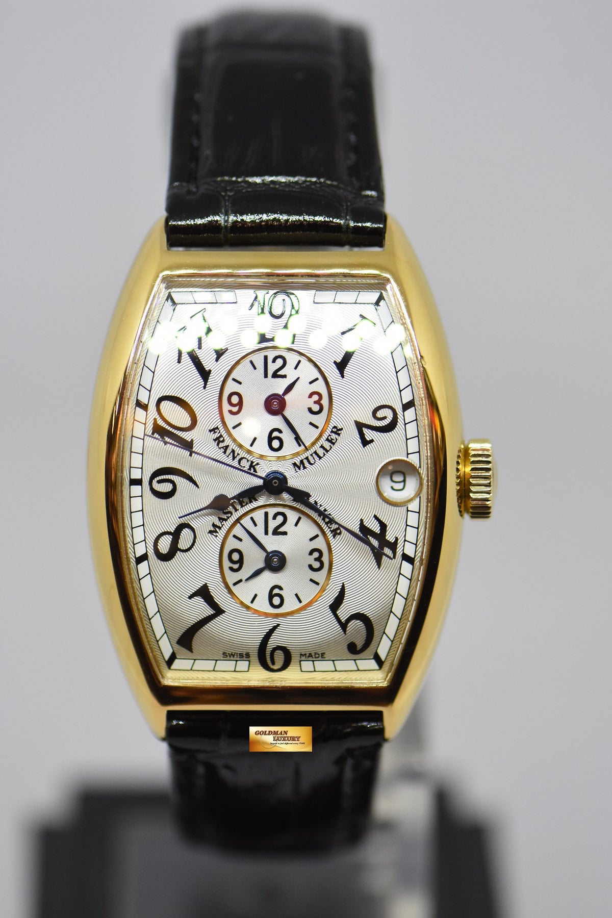 [SOLD] FRANCK MULLER MASTER BANKER 18K YELLOW GOLD 3 TIMEZONES AUTOMATIC 5850 MB (MINT)