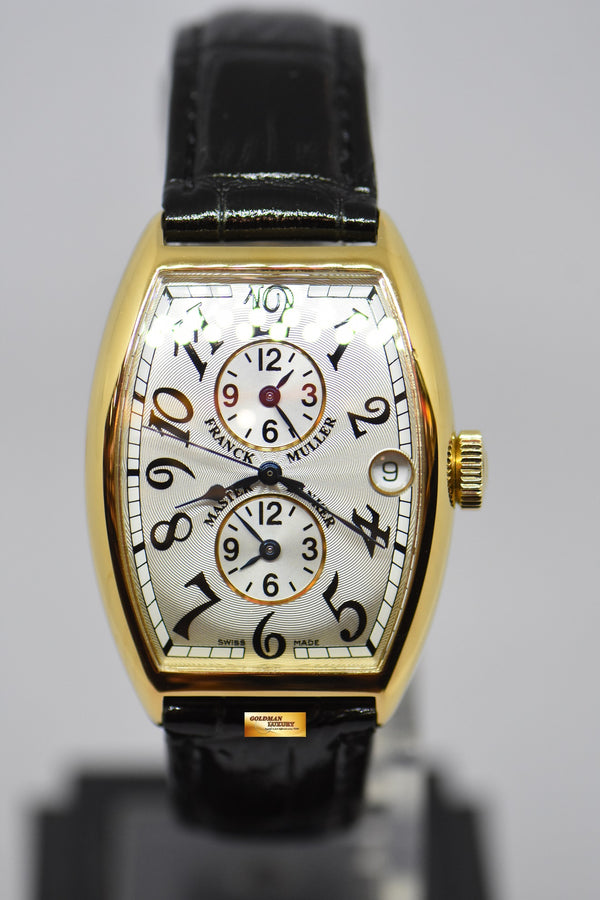 [SOLD] FRANCK MULLER MASTER BANKER 18K YELLOW GOLD 3 TIMEZONES AUTOMATIC 5850 MB (MINT)