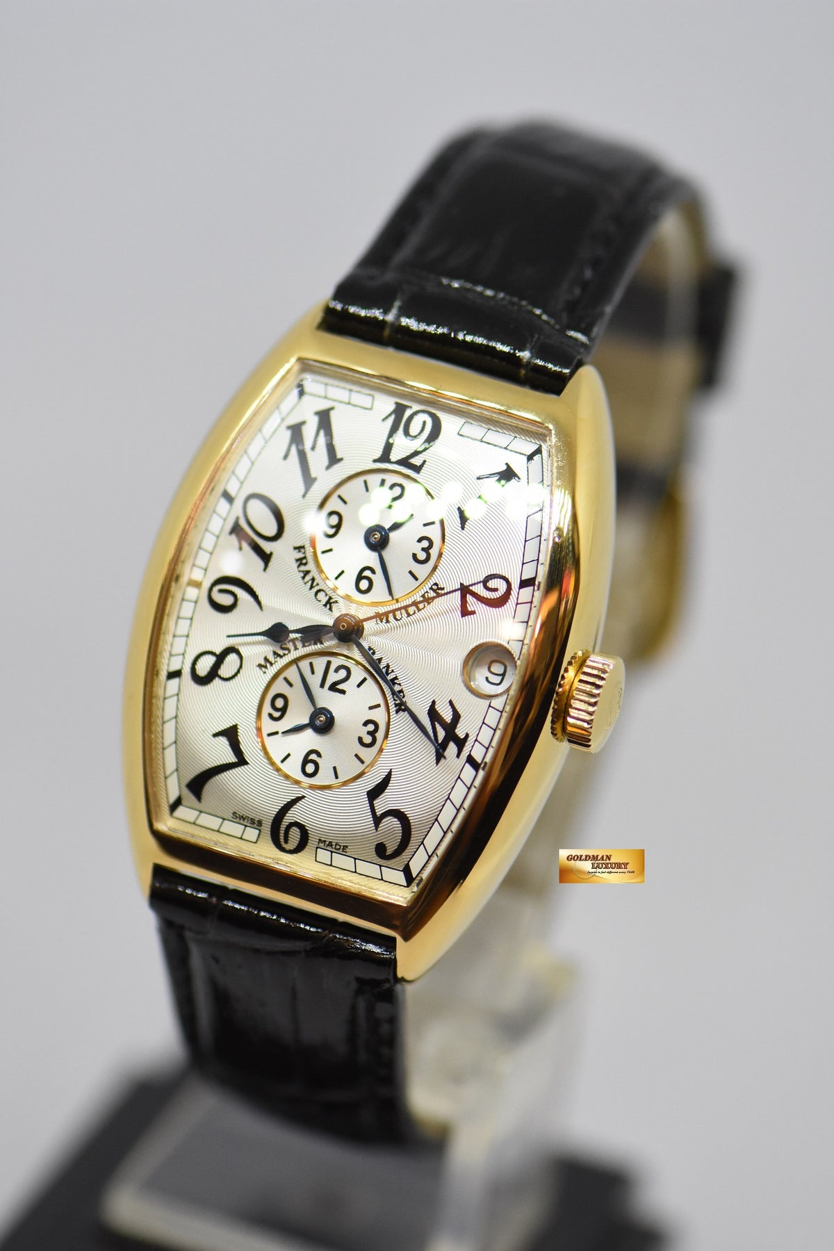 [SOLD] FRANCK MULLER MASTER BANKER 18K YELLOW GOLD 3 TIMEZONES AUTOMATIC 5850 MB (MINT)