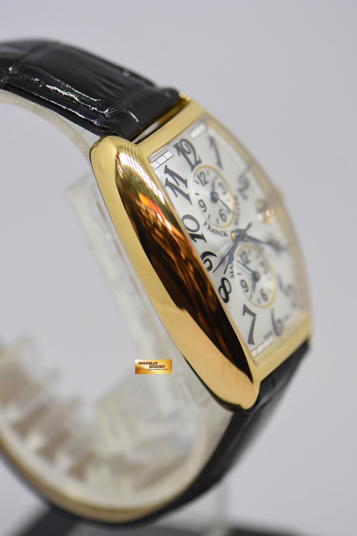 [SOLD] FRANCK MULLER MASTER BANKER 18K YELLOW GOLD 3 TIMEZONES AUTOMATIC 5850 MB (MINT)