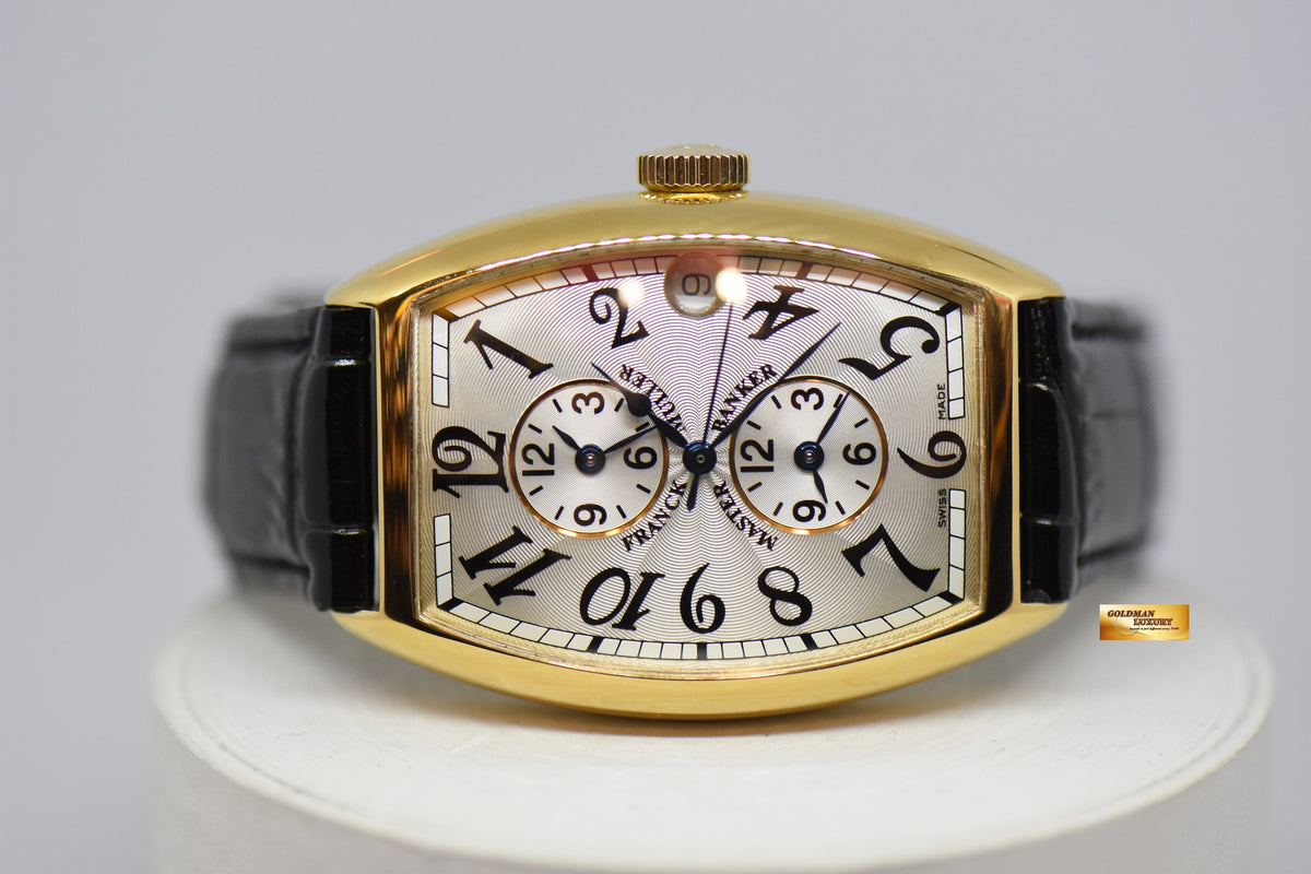[SOLD] FRANCK MULLER MASTER BANKER 18K YELLOW GOLD 3 TIMEZONES AUTOMATIC 5850 MB (MINT)