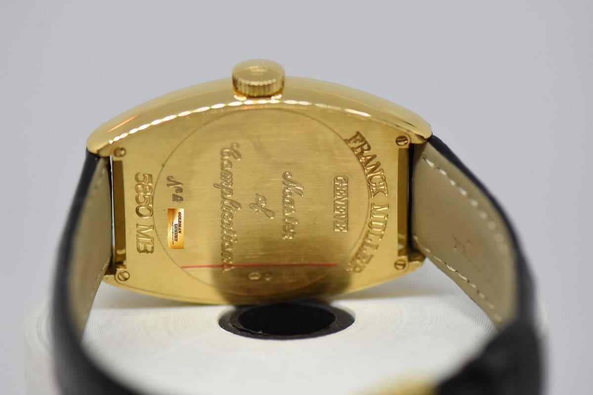 [SOLD] FRANCK MULLER MASTER BANKER 18K YELLOW GOLD 3 TIMEZONES AUTOMATIC 5850 MB (MINT)