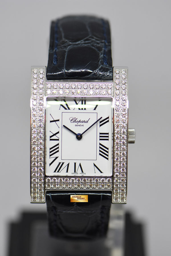 [SOLD] CHOPARD H WATCH LADIES CUSTOM DIAMONDS MANUAL WINDING 163449 (LNIB)