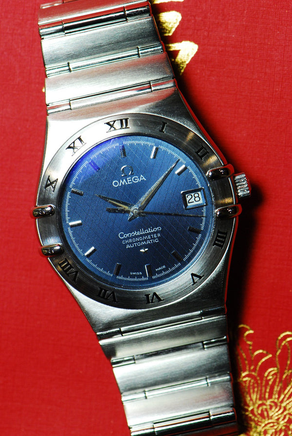 [SOLD] OMEGA CONSTELLATION GENTS AUTOMATIC BLUE (Near Mint)