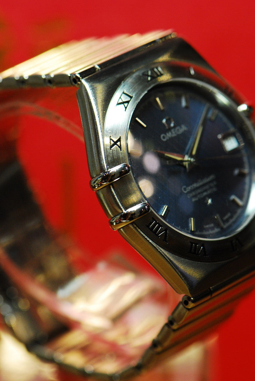 [SOLD] OMEGA CONSTELLATION GENTS AUTOMATIC BLUE (Near Mint)