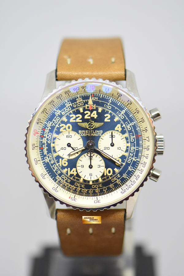 [SOLD] BREITLING COSMONAUTE NAVITIMER CHRONOGRAPH “SPECIAL SERIES” BLUE MANUAL WINDING A12023 (RARE)