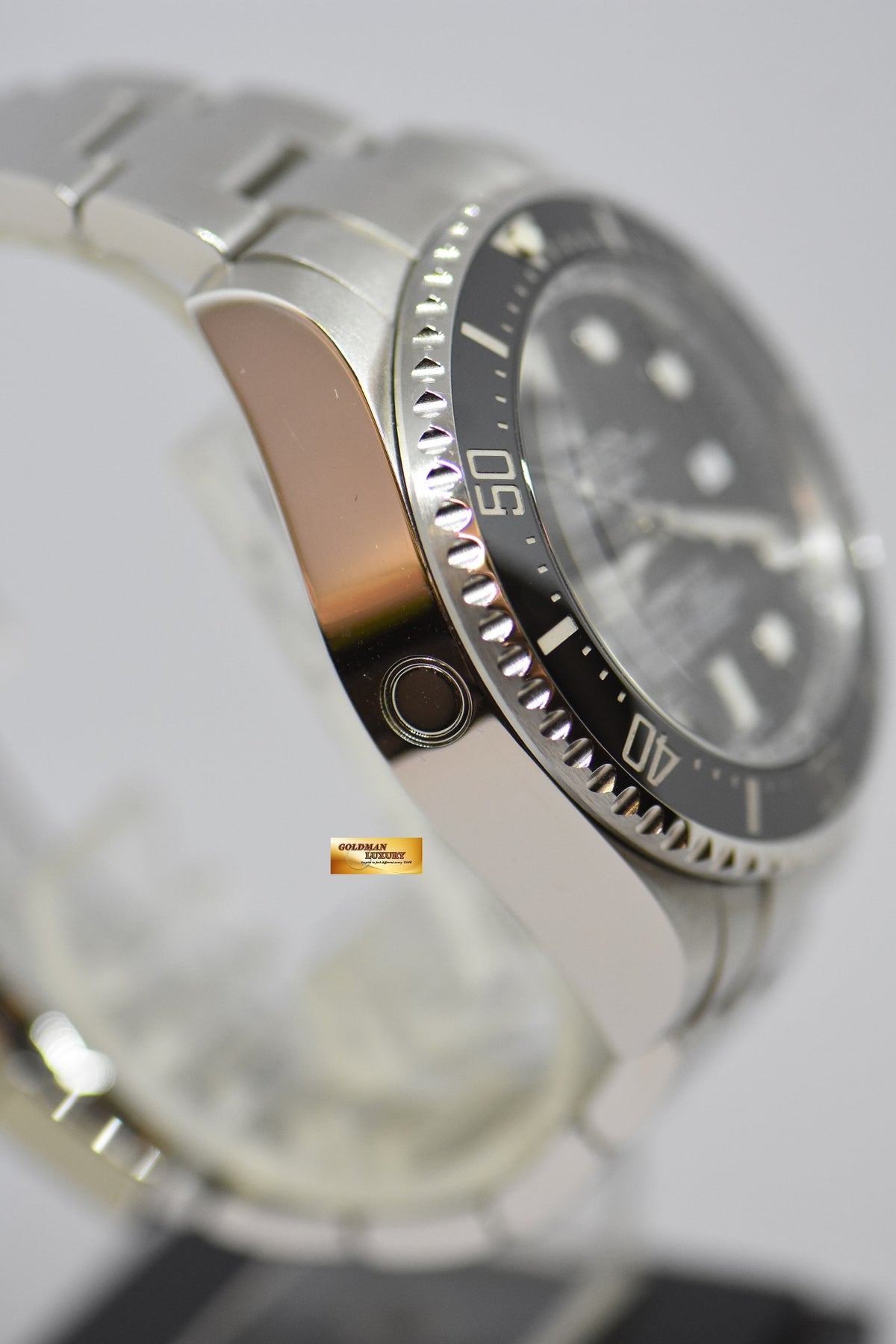 [SOLD] ROLEX OYSTER PERPETUAL DEEPSEA 44mm STEEL IN BRACELET BLACK DIAL 116660 (MINT)