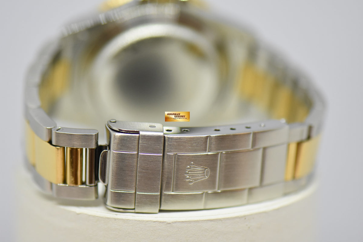 [SOLD] ROLEX OYSTER PERPETUAL SUBMARINER HALF-GOLD BLUE 16613LB (PINHOLE) (MINT)