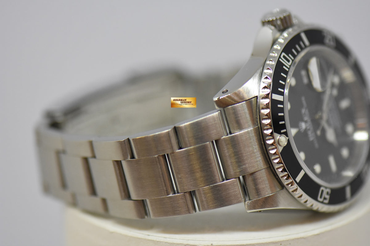 [SOLD] ROLEX OYSTER PERPETUAL SUBMARINER 40mm BLACK 16610 (PINHOLE – SOLID ENDLINKS) (MINT)