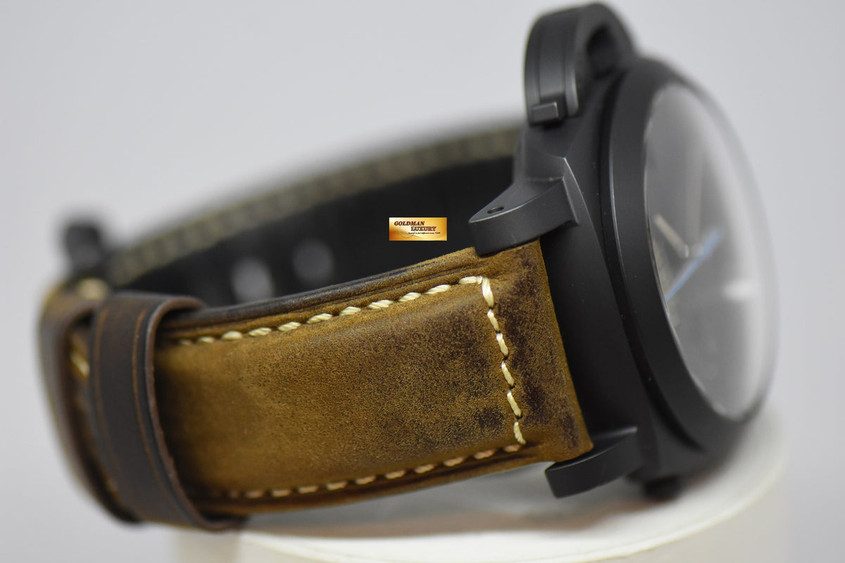 [SOLD] PANERAI LUMINOR FLYBACK CHRONOGRAPH CERAMICA 44mm AUTOMATIC PAM 580 BLACK