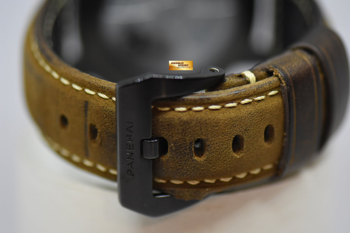 [SOLD] PANERAI LUMINOR FLYBACK CHRONOGRAPH CERAMICA 44mm AUTOMATIC PAM 580 BLACK