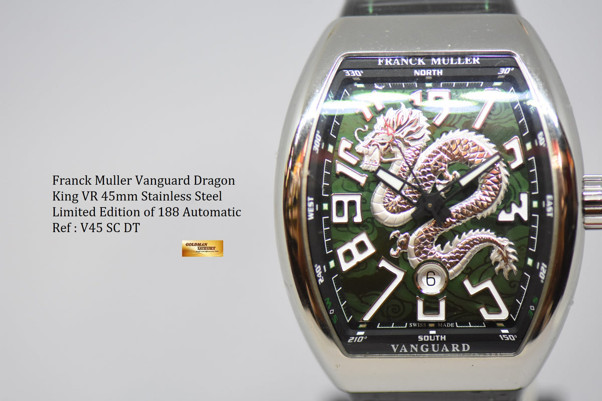 [SOLD] FRANCK MULLER VANGUARD DRAGON KING VR 45mm LIMITED EDITION OF 188 (NEW-UNWORN)