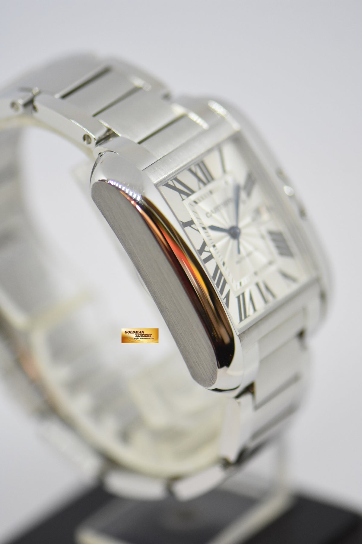 [SOLD] CARTIER ANGLAISE 30mm MIDSIZE STEEL IN BRACELET AUTOMATIC 3511 (MINT)