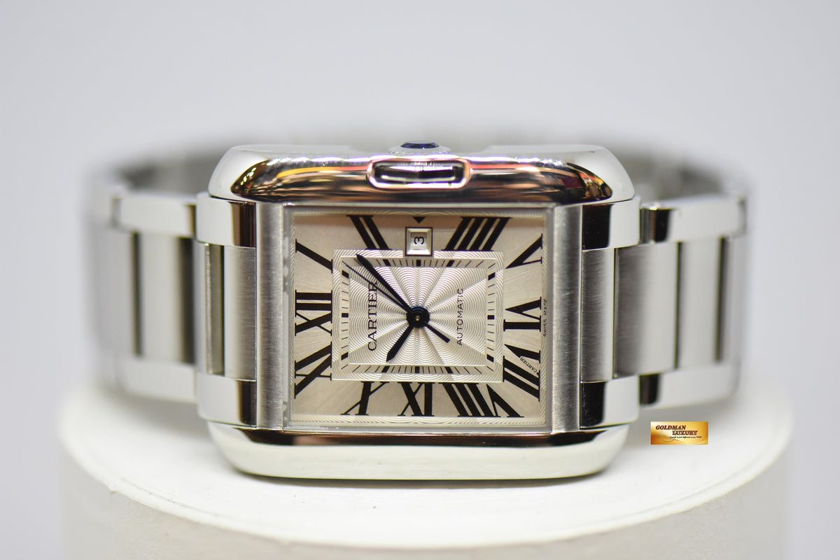 [SOLD] CARTIER ANGLAISE 30mm MIDSIZE STEEL IN BRACELET AUTOMATIC 3511 (MINT)