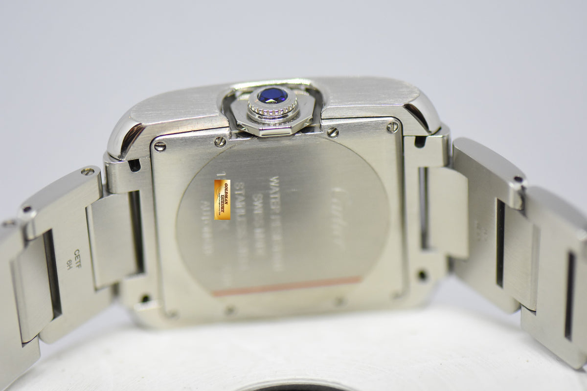 [SOLD] CARTIER ANGLAISE 30mm MIDSIZE STEEL IN BRACELET AUTOMATIC 3511 (MINT)