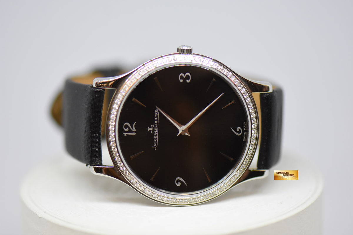 [SOLD] JLC MASTER CONTROL ULTRA THIN LADIES DIAMOND BEZEL 145.8.79.s MANUAL WINDING (NEAR MINT)