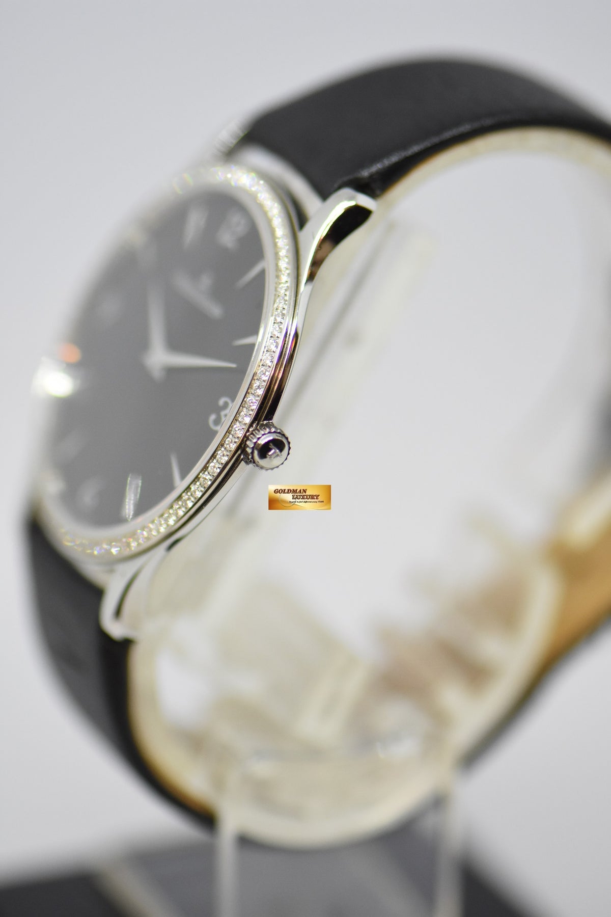 [SOLD] JLC MASTER CONTROL ULTRA THIN LADIES DIAMOND BEZEL 145.8.79.s MANUAL WINDING (NEAR MINT)
