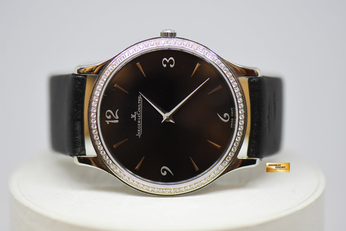[SOLD] JLC MASTER CONTROL ULTRA THIN LADIES DIAMOND BEZEL 145.8.79.s MANUAL WINDING (NEAR MINT)
