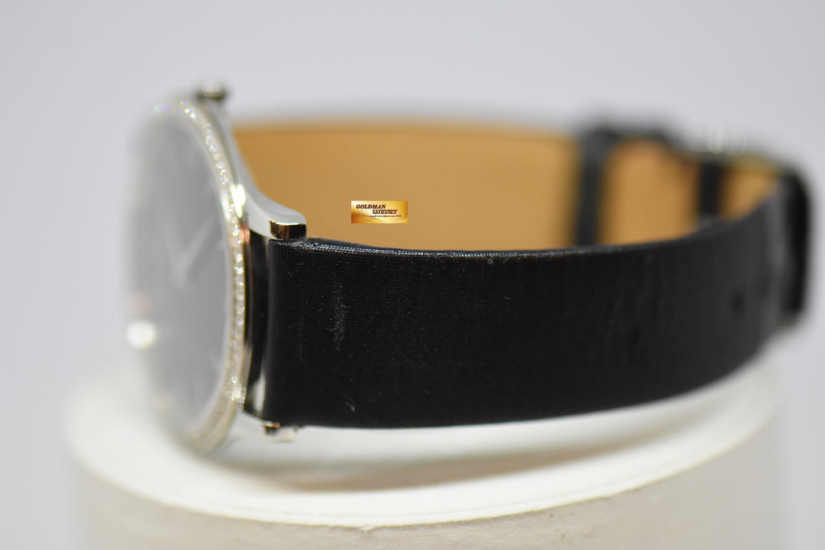 [SOLD] JLC MASTER CONTROL ULTRA THIN LADIES DIAMOND BEZEL 145.8.79.s MANUAL WINDING (NEAR MINT)