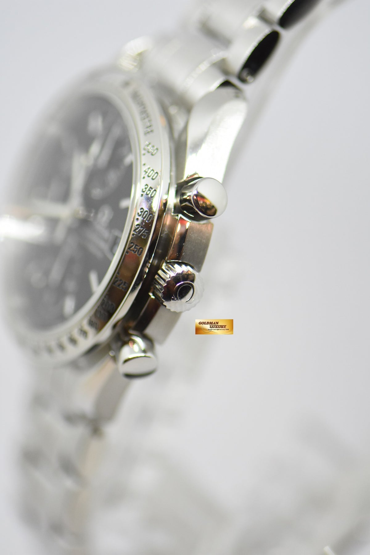 [SOLD] OMEGA SPEEDMASTER CHRONOGRAPH DATE 38mm STEEL IN BRACELET BLACK 3513.5000 (MINT)